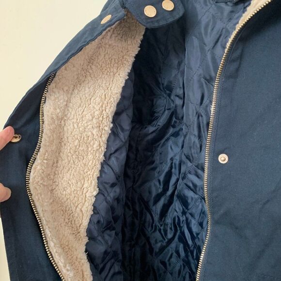 Anorak Utility Hooded Jacket Graphite Sherpa - Picture 8 of 12